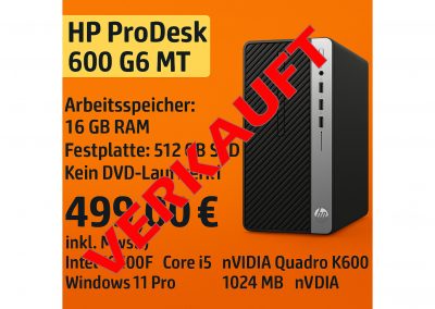 Hp ProDesk 600 G6 MT