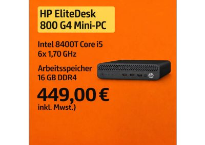 HP EliteDesk 800 G4 Mini-PC