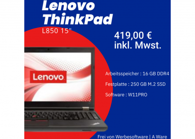 Lenovo ThinkPad L580 15″